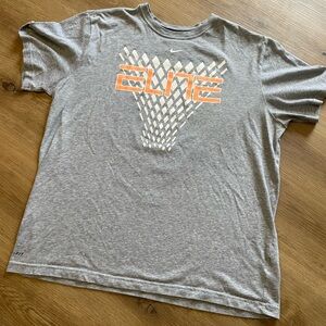 Nike Dri-FIT Short Sleeve Tee - Gray and Black